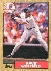 1987 Topps Baseball Cards      770     Dave Winfield